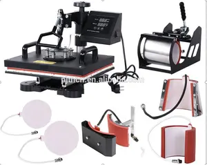 CE-certificate 7 In 1 Combo Heat Press T-shirt Machine Heat Transfer Mugs Press Machine