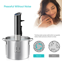 Wancle 2024 Sous Vide Portabel Terbaru Tahan Air IPX7 Sous Vide Immersion Slow Cooker untuk Mesin Penyegel Vakum Makanan