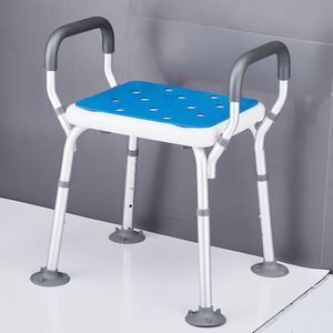 เก้าอี้อาบน้ำปรับระดับได้แบบไม่มีพนักพิง พร้อมที่นั่งกันลื่น สำหรับผู้สูงอายุ - Product Image 5