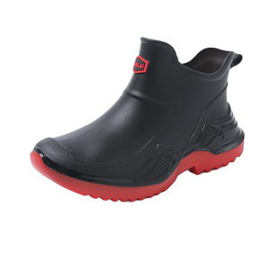 <span class=keywords><strong>Zapatos</strong></span> de Cocina de Suela Gruesa Antideslizantes y Resistentes al Desgaste para <span class=keywords><strong>Hombre</strong></span>, de <span class=keywords><strong>Terciopelo</strong></span>, de Tubo Corto, a la Moda - Product Image 4