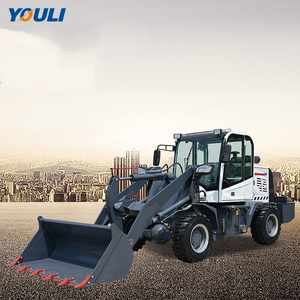 Youli Mini <strong>Loader</strong> China Made <strong>Wheel</strong> <strong>Loader</strong> 4 <strong>Wheel</strong> Drive Tractor 1000kg Front <strong>Loader</strong> - Product Image 5