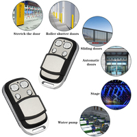 Control Remoto Universal de Clonación 433mhz para Puerta Eléctrica, Garaje, Bomba Automática, Automatización, Función de Privacidad, 4 Botones
