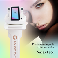 Appareil de soin de la peau à impulsions magnétiques, machine de traitement facial de bureau, têtes Tech Spectrum, capsules d'essence d'herbes jetables, anti-âge