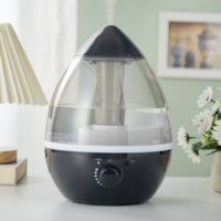 Nouvel humidificateur d'air électrique à ultrasons 3L, diffuseur d'huiles essentielles, lumière nocturne, faible bruit, portable
