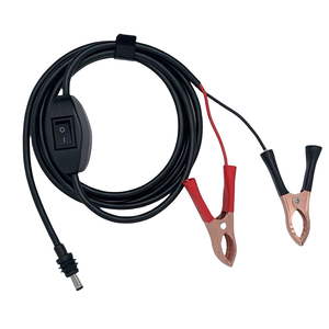 Câble de charge <span class=keywords><strong>DC</strong></span> professionnel avec interrupteur marche/arrêt, 16AWG, courant élevé 30A, pince crocodile pour la charge de batterie de voiture 12-24V - Product Image 6