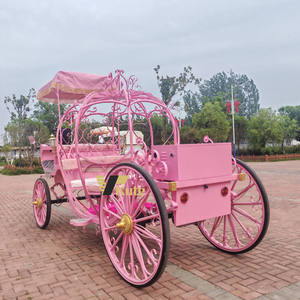 Chariot de princesse portable en acier, modèle Citrouille de Cendrillon, couleur personnalisable, en promotion - Product Image 4