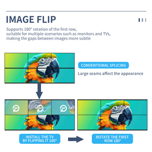 8K Splicing-Prozessor 2X4 3X3 Videowand-Controller mit Unterstützung für Web RS232 für Immersive Ausstellungen und Virtuelle Produktionswände - Product Image 5