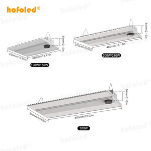 Lámpara de Techo Suspendida de 240W con Garantía de 5 Años, Montaje en Superficie, Antideslumbrante, Esmerilada, DALI, 100-277Vac, LED Lineal, Luz de Alta Bahía para Tiendas - Product Image 6