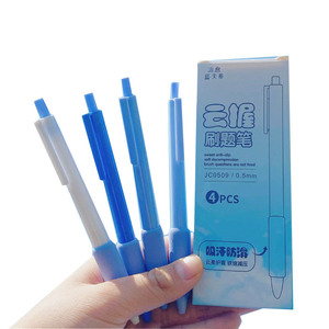 Thiết kế mới mềm mại Những đám mây bọt biển Gel bút viết không mệt mỏi khô mịn mềm Grip 0.5mm Mực đen bút dễ thương màu xanh lá cây Gel bút - Product Image 6