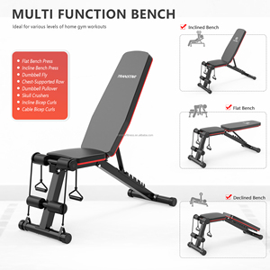 Banc <span class=keywords><strong>de</strong></span> musculation multifonction réglable à prix d'usine, banc plat pour haltères, équipement <span class=keywords><strong>de</strong></span> musculation à domicile - Product Image 3