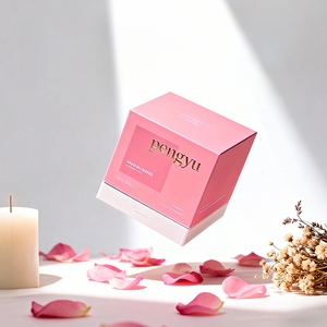 Caixas de Papelão Recicláveis Personalizadas com Logotipo em Folha de Ouro e Relevo para Embalagens de Velas Aromáticas de Luxo - Product Image 6