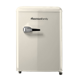 Mini Refrigerador SIBERIA 45 Color Crema, Refrigerador con Enfriamiento por Aire, Puerta de Vidrio, Portátil, Eléctrico, para Uso en Autocaravanas, Hogares y Hoteles - Product Image 1
