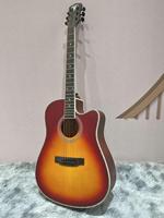 EARTHGRACE D-4012 Gitar Akustik 6 Senar untuk Pemula, Warna-warni, Top Spruce, Finishing Matte, Grosir, Dijual