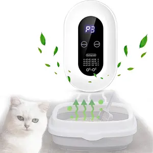 पालतू वायु शोधक 4 मोड गंध एलिमिनेटर कुत्ता बिल्ली होम शौचालय कार्यालय वाहन गंध हटानेवाला