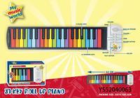 Piano pliable à 37 touches en silicone souple, clavier électronique pour enfants alimenté par piles, jouet éducatif d'apprentissage musical, cadeau pour enfants