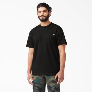 เสื้อยืด<span class=keywords><strong>แขน</strong></span>สั้นผ้าเฮเทอร์รี่หนาน้ำหนักมากสไตล์วินเทจสำหรับผู้ชาย มีกระเป๋าเสื้อ - Product Image 4