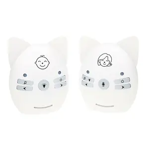 Two Way Talk Wireless baby cry detector Portable Digital Audio Baby Monitor with LED Night light Sleeping Music