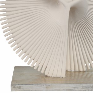 Scultura Astratta in Resina Oggetto Decorativo Moderno per Soggiorno Ufficio Esposizione su Scaffale Pezzo d'Arte Contemporanea - Product Image 5