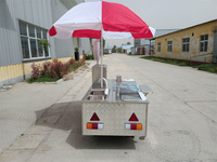 Chariot à hot-dogs : Facilitez votre activité commerciale : Lancez votre propre entreprise alimentaire avec nos chariots de restauration de haute qualité et abordables