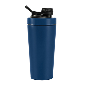 Mezclador de botellas de proteína personalizado a precio de fábrica, agitador de gimnasio de acero inoxidable de metal, taza de fitness al por mayor - Product Image 4