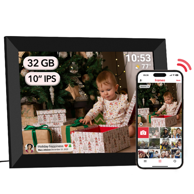 Sample Supply 10 Inch 10.1'' Video Picture Playback Touch Digital Music Frame