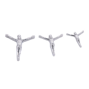 Stainless Steel Crucifix Pendant <b>28mm</b> 23mm 18mm For Necklace Making Jewelry Findings Components Spring 2024 - Product Image 4