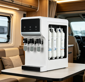 Machine de purification d'eau par osmose inverse à compresseur chaud/froid 550W sur pied pour usage commercial, hôtelier et domestique tout-en-un - Product Image 1