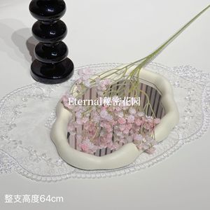 Bouquets de fleurs artificielles en PU violet pour décorations de mariage Secret Garden - Product Image 4