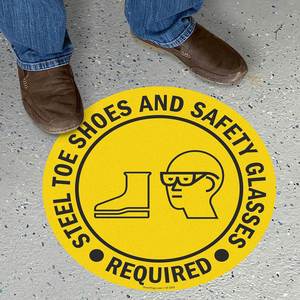 Señalización Personalizada para Mantener la Distancia, Adhesivo de Seguridad Antideslizante, Adhesivos Impermeables para el Suelo - Product Image 1