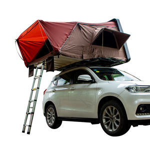 Tente de voiture en toile d'extérieur, SUV, 4 personnes, tente de toit rigide pour <span class=keywords><strong>Ford</strong></span> F-150, auvent marocain avec annexe à charnières - Product Image 1