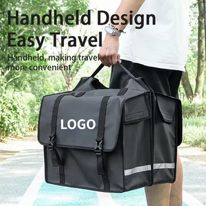 Sacoche de <span class=keywords><strong>porte</strong></span>-bagages arrière pour VTT à prix abordable, logo personnalisé, double sacoche arrière, double sangle, nombreux styles en stock, sacoche de vélo - Product Image 4