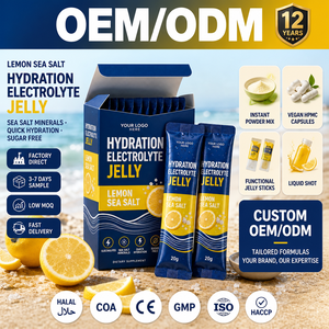 Bâtonnets <span class=keywords><strong>de</strong></span> gelée électrolytique personnalisés sous marque privée OEM pour l'hydratation sportive et cétogène, supplément à base <span class=keywords><strong>de</strong></span> plantes en gelée, usine - Product Image 1