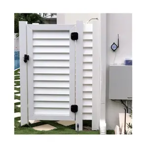 Custom 16 Years Manufacturer Residential Garden Fence Pvc Gate