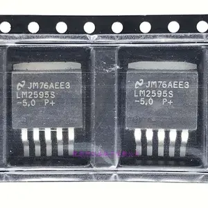 LM2595S-5.0 LM2595S untuk-263 SMD Buck Pembalik Switching Power Supply Chip Regulator 1A 5V Transistor