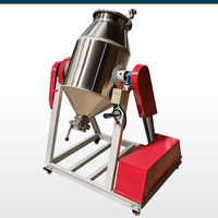 Mélangeur de nourriture à tambour en acier inoxydable de 100kg/100L engrais alimentation en poudre sèche équipement de mélange de grains en plastique