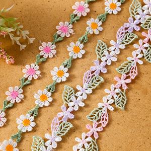 Dentelle en polyester soluble dans l'<span class=keywords><strong>eau</strong></span> <span class=keywords><strong>de</strong></span> 1,5/2 cm, petite <span class=keywords><strong>fleur</strong></span> <span class=keywords><strong>de</strong></span> tournesol, <span class=keywords><strong>fleur</strong></span> <span class=keywords><strong>de</strong></span> prunier, dentelle <span class=keywords><strong>pour</strong></span> vêtements, pinces à cheveux, chapeaux, bordures <span class=keywords><strong>de</strong></span> rideaux, broderie - Product Image 5