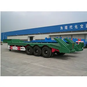 13m 40ton 60ton 80ton lowbed flatbed trailers for sale in philippines