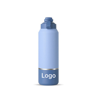 Bouteille de sport à double paroi prête pour l'aventure en plein air, idéale pour le camping, la randonnée, la salle de sport, les entraînements et les longs trajets