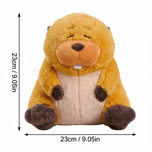 Peluche transformable Castor Hopper de <span class=keywords><strong>dessin</strong></span> <span class=keywords><strong>animé</strong></span>, avec différentes poses, en coton luxueux, unisexe - Product Image 5