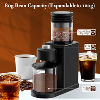 Moulin à café, moulin à café conique électrique, 25 paramètres de mouture réglables pour expresso French Press Drip