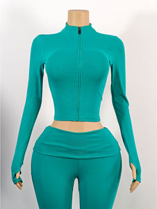 Zweiteilige Damen Stoff jacke Fol dover Flare Pants Lounge wear Sets mit Haarband Tall Girl Friendly Sets Plus Size Active Wear - Product Image 3