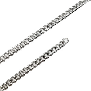 Chaîne en acier inoxydable 304 0.4x1.5x2mm 2.0x8x10mm pour la décoration DIY, les bijoux, les accessoires vestimentaires, origine Guangzhou, sous licence privée - Product Image 3
