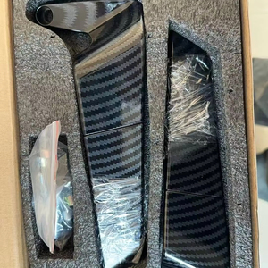 <span class=keywords><strong>Rétroviseur</strong></span> de moto universel en aluminium à motif carbone arc-en-ciel à lame pliante - Product Image 1