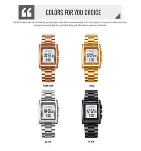 Skmei 2092 Thép Không Gỉ Hồi Giáo Cầu Nguyện Thời Gian Đồng Hồ Đeo Tay Với Qibla Hijir Hồi Giáo Azan Đồng Hồ Cho Người Đàn Ông La Bàn Adhan Đồng Hồ Kỹ Thuật Số - Product Image 2