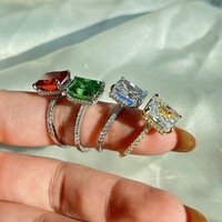 Bijoux fins bagues femmes 925 argent sterling délicat élégant dames minimaliste bagues de fiançailles de mariage pour les femmes
