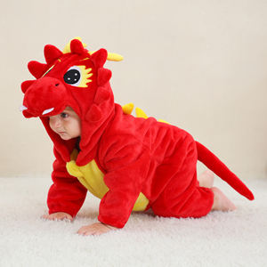 मिचली हॉट सेलिंग अनुकूलित फलालैन मुद्रित बेबी पजामा लड़कियों लड़कों के कपड़े फलालैन जिपर प्यारा पशु डिजाइन बेबी जंपसूट - Product Image 6