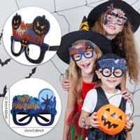 Nouvelles lunettes d'Halloween pour enfants et adultes. Cadre décoratif de dessin animé d'araignée pour la fête d'Halloween.