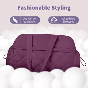 Sac de voyage grande capacité, sac de sport portable de haute qualité pour organiser les essentiels de voyage avec plaque de soutien anti-affaissement - Product Image 6