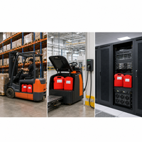 Batterie liquide 24V 20Ah 480Wh LiFePO4 8S6P prismatique 800 cycles pour chariot élévateur électrique, AGV, transpalette