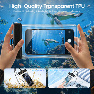 Custodia Impermeabile <span class=keywords><strong>per</strong></span> Telefono in TPU Trasparente IPX8 con Funzione Touch <span class=keywords><strong>per</strong></span> <span class=keywords><strong>Foto</strong></span> Subacquee - Prezzo all'Ingrosso - Product Image 6